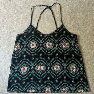 Hollister Black patterned cami